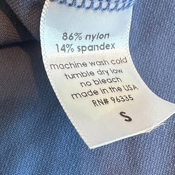 Susana Monaco Periwinkle Stretch Dress Mock Neck Long Sleeve Jersey Size Small - Picture 11 of 12